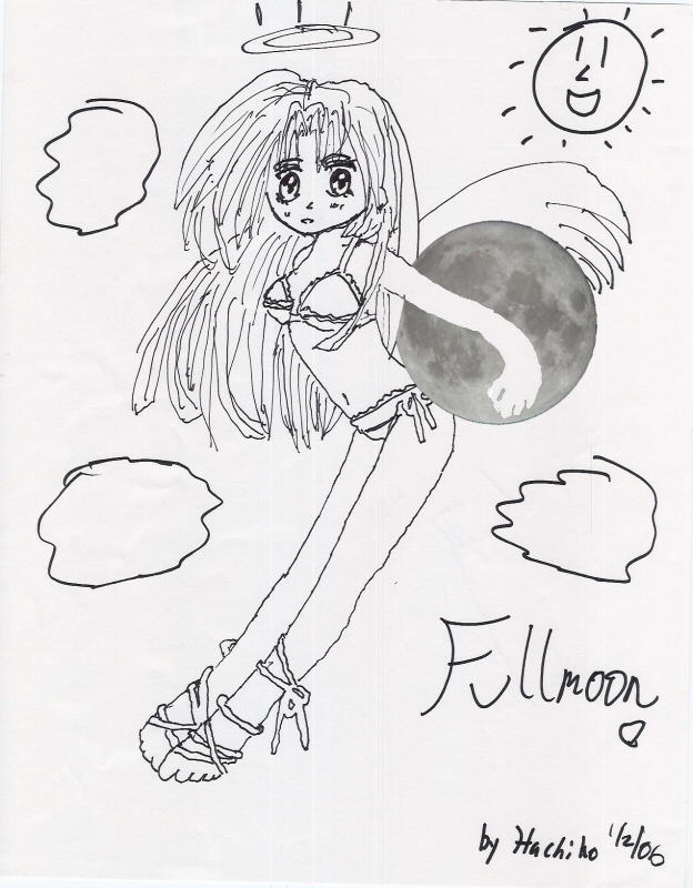 Full Moon...primpy & skimpy by Hachiko