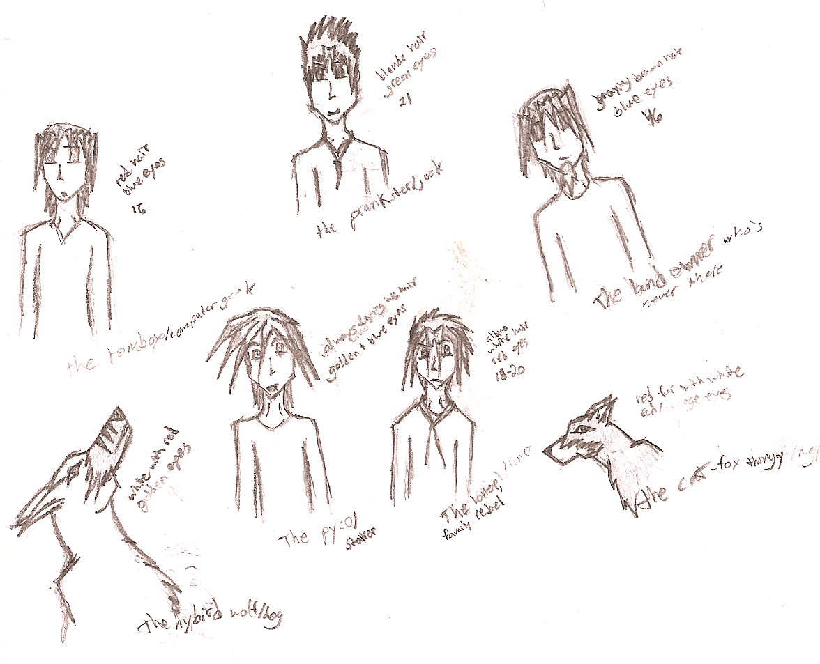 Character Sketches by Haiiro