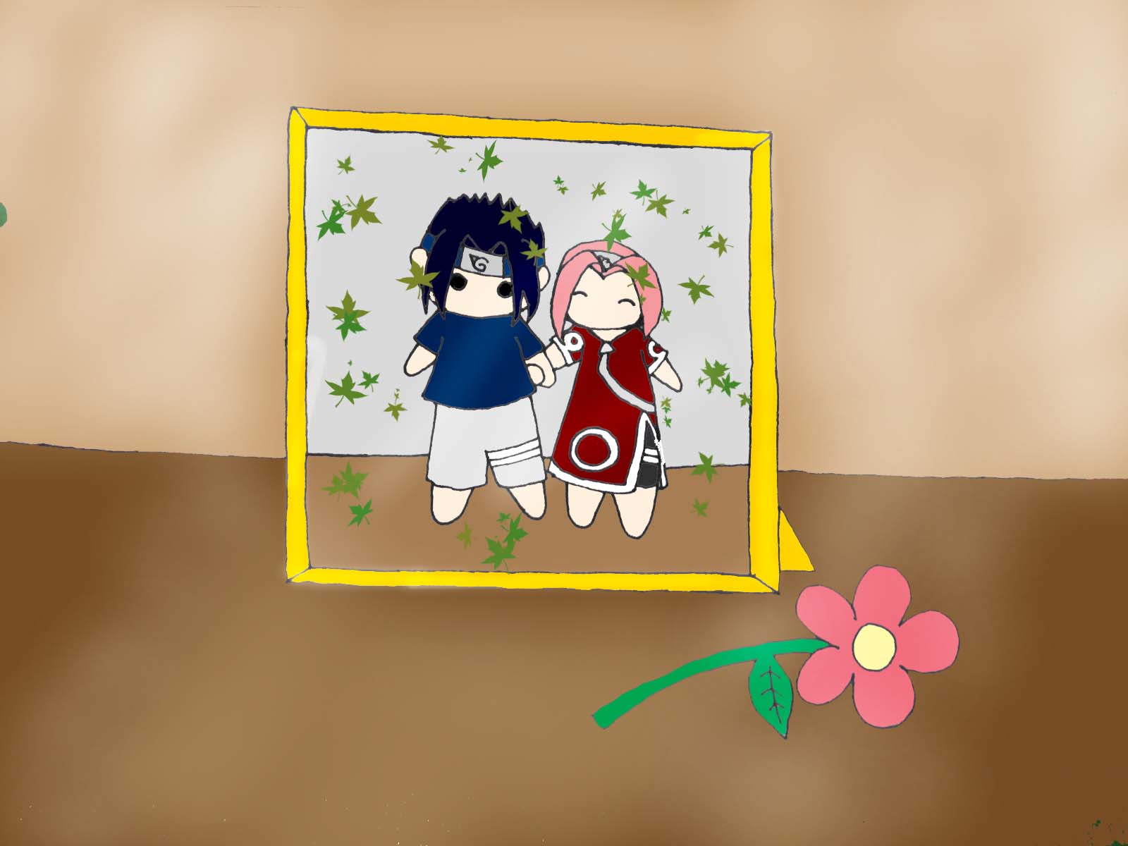 Sasuke and sakura by Haku17