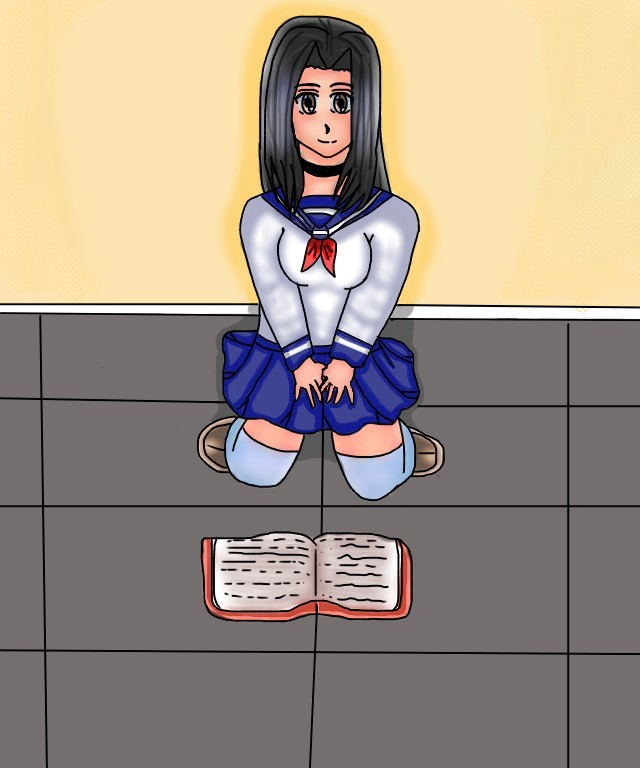 Haku In a School Girl Out Fit by HakuMomoshi