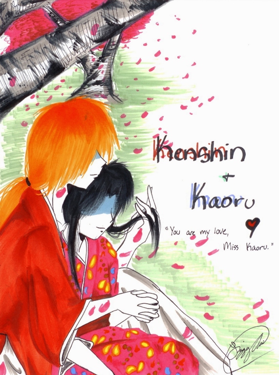 Kenshin &amp; Kaoru by HalfoftheMoon