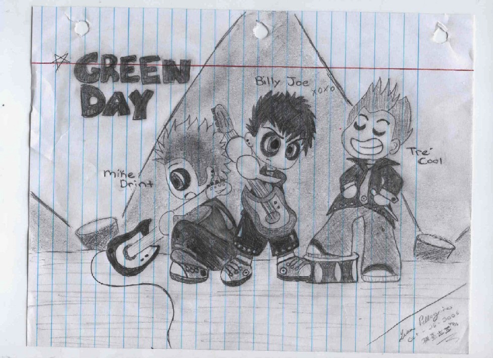 Green Day Chibis by HanyouHeart