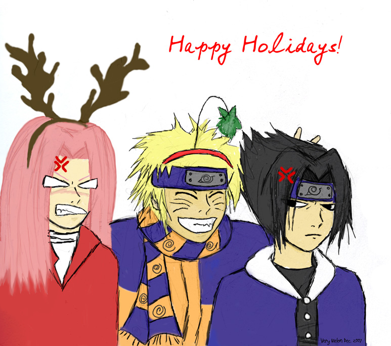 Naruto Christmas by Hara-Kiri_Sama