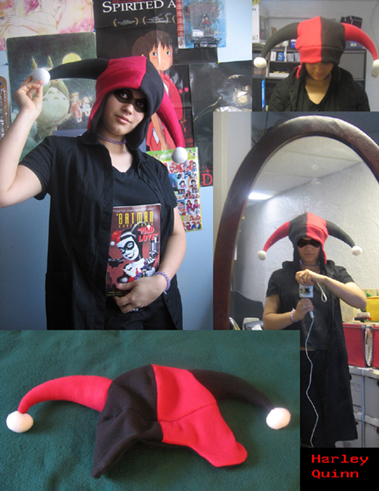 Harley Quinn Style Hat by HarleenQuinzel