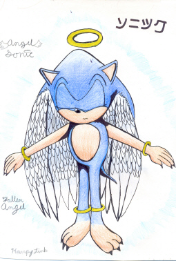 Angel Sonic by HarpyLink234