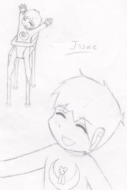 Issac! Another New Charcter XD by HaruGlory123