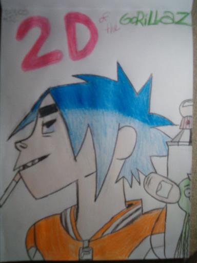 2D with a Can of Spray Paint by Haru_the_Cow