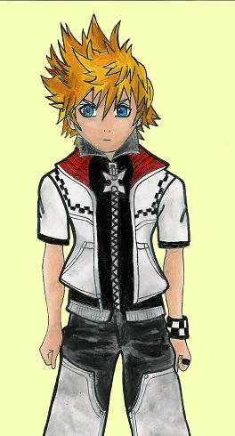 Angry Roxas by Haunted-Flower