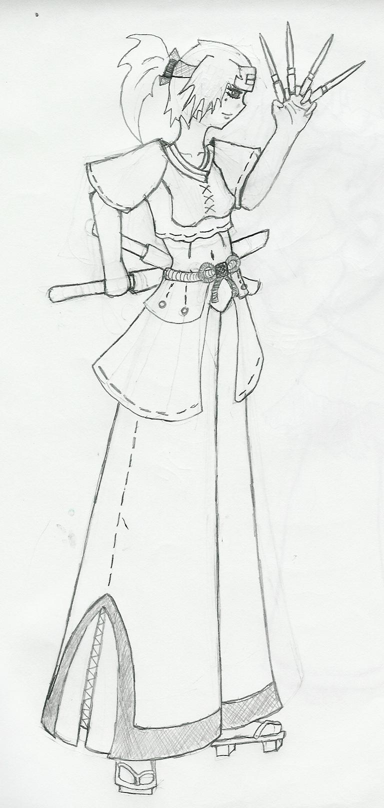 A Samurai Girl by HavocAtDestructiveBrandcomics