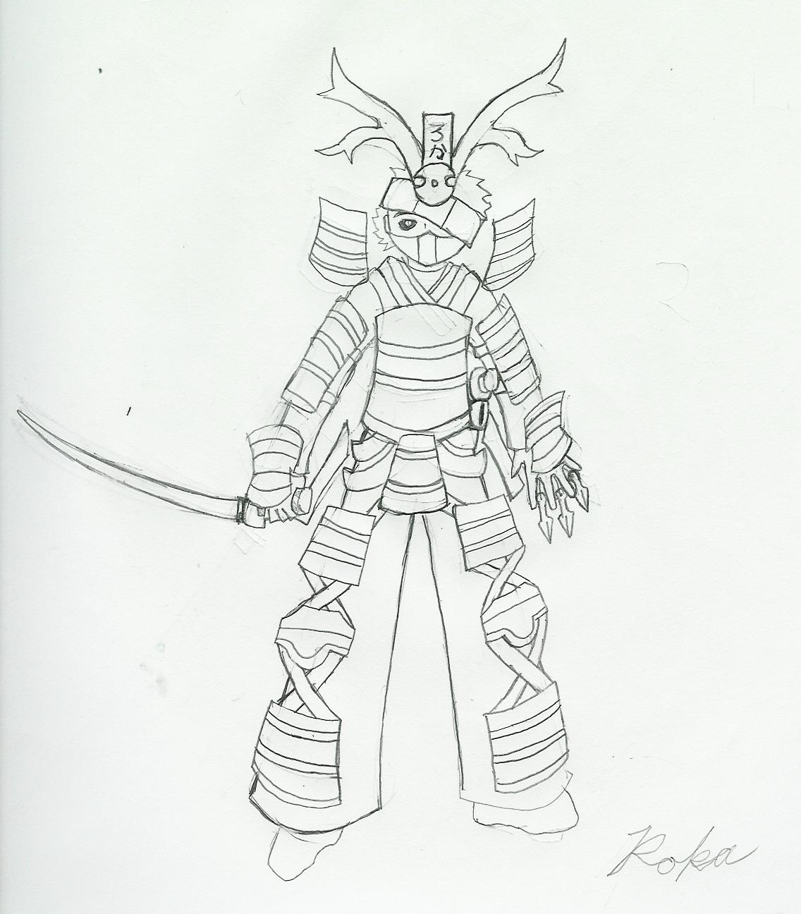 A Demon Samurai by HavocAtDestructiveBrandcomics