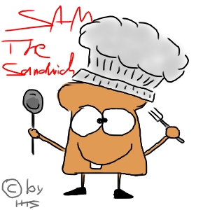 Sam the sandwich xD by HawkTheShadowhunter
