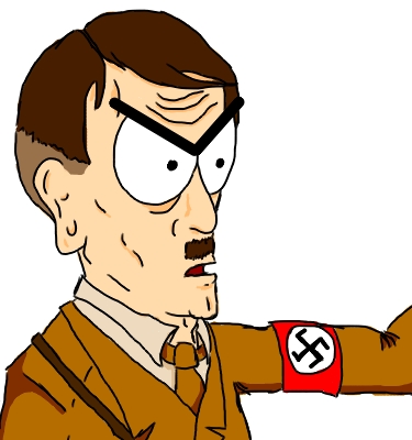 Adolf Hitler by HawkTheShadowhunter