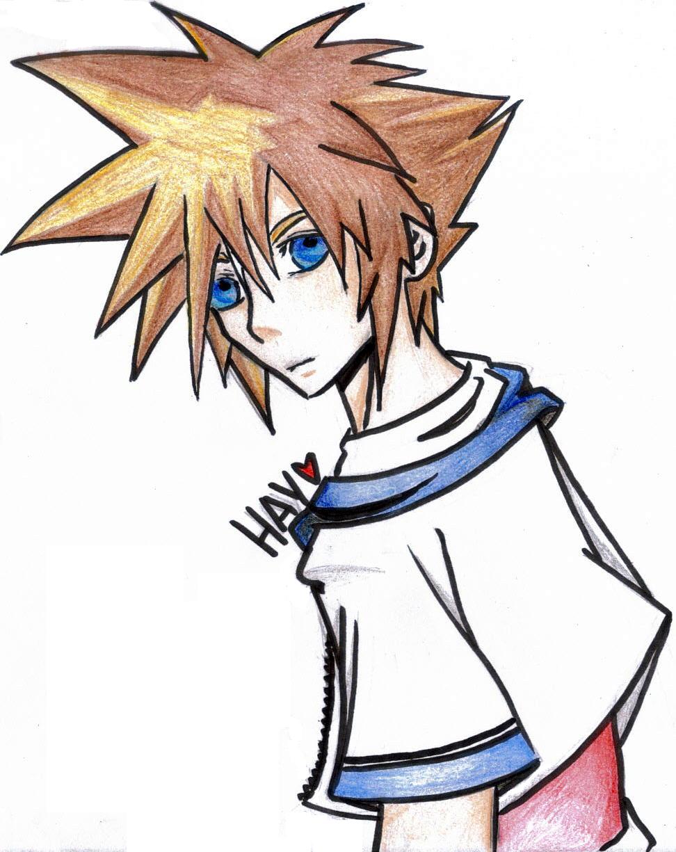 Sora From kingdom hearts( 1st request) by Hay
