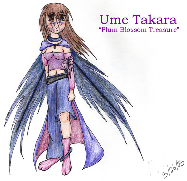 Ume Takara (another art trade) by HazelMoon