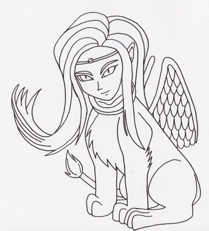 Sphinx Teleia by Heartless