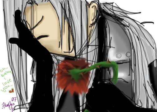 Sephiroth..Daydreaming by Heathere