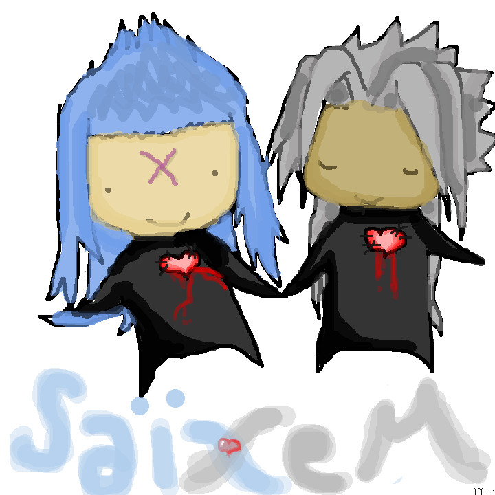 Saix and Xemnas forever &lt;3 by Heathere