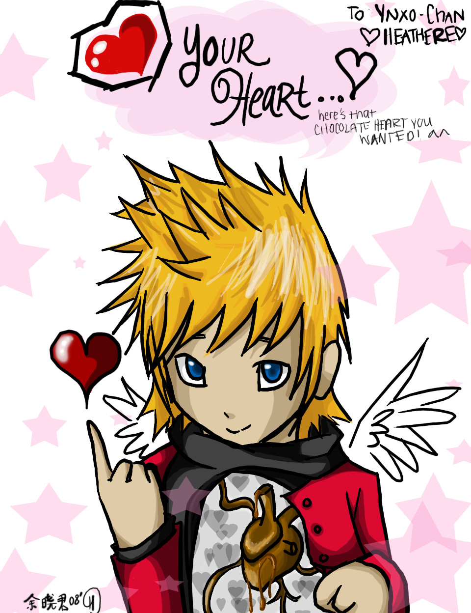 A Chocolate Heart for Ynxo ♥ by Heathere