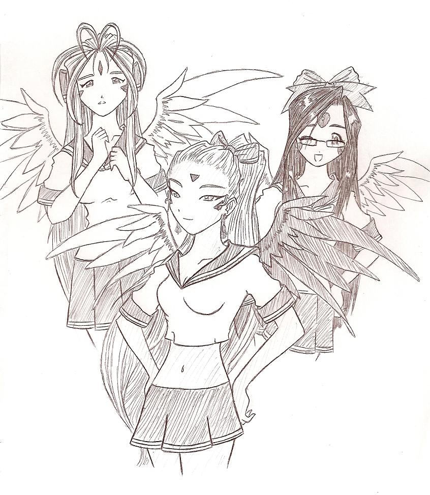 School Goddesses by Heavenknight