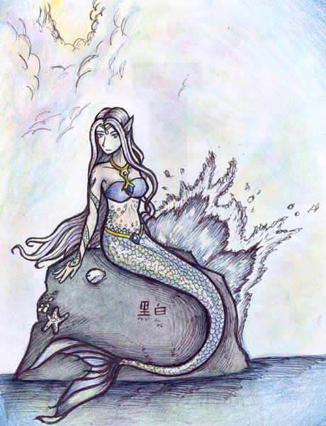 White Mermaid by HeiBai