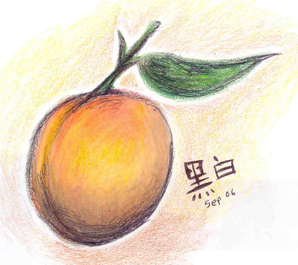 Sad Apricot by HeiBai