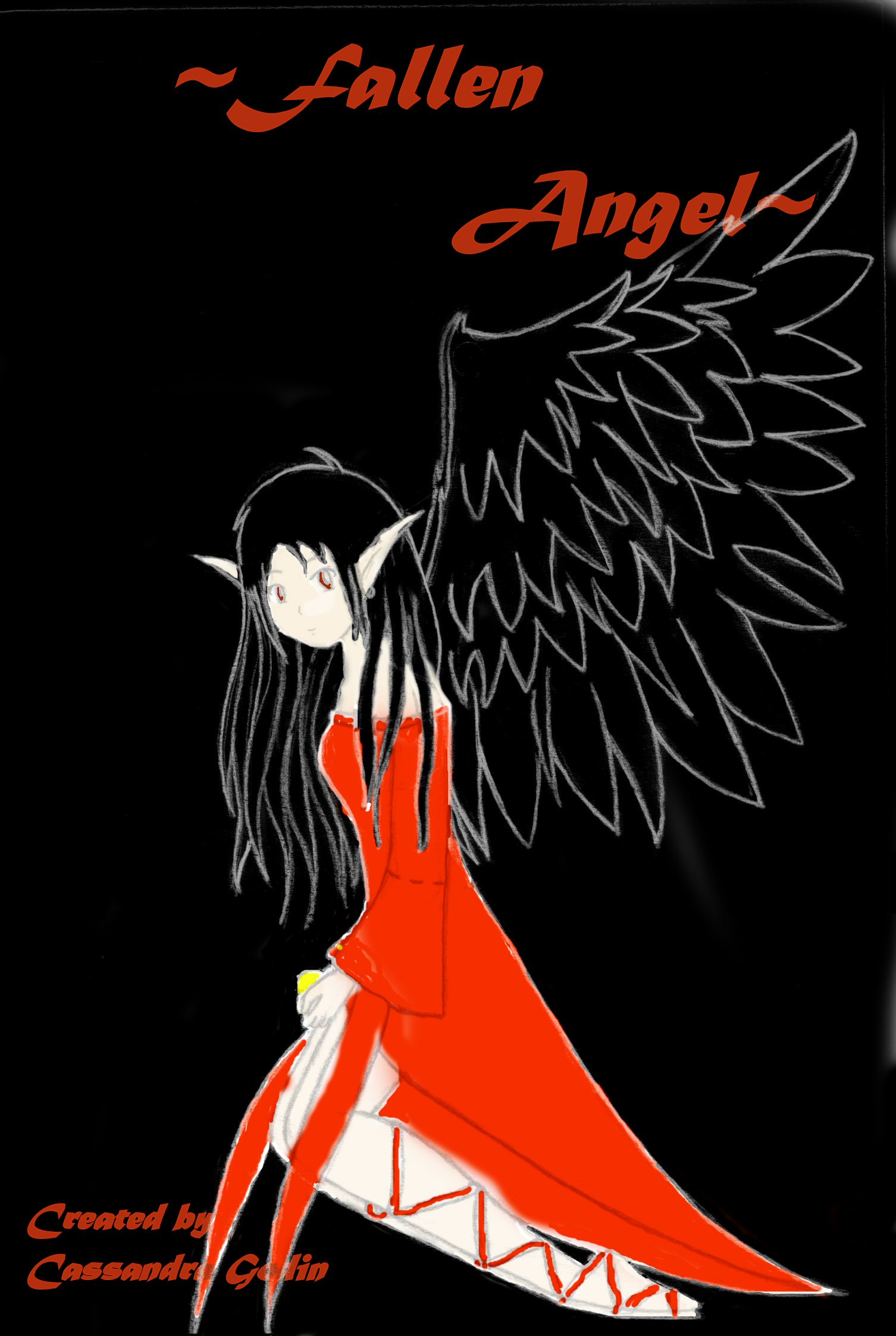 ~Fallen Angel~ Front Cover by HellCat666