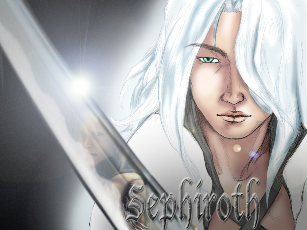 Sephiroth -Wallpaper by Hellanna