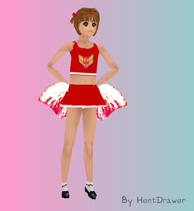 Sakura as cheerleader by HentDrawer