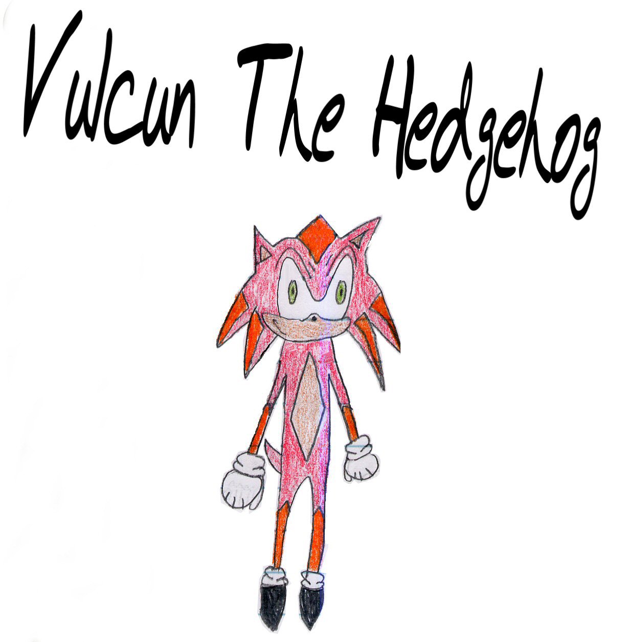 vulcan the hedgehog by HephaestusTheHedgehog