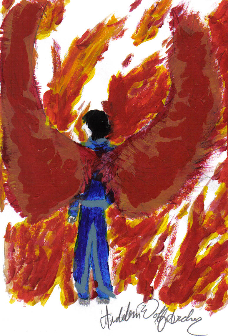 Phoenix Heart by HiddenWolfArcher