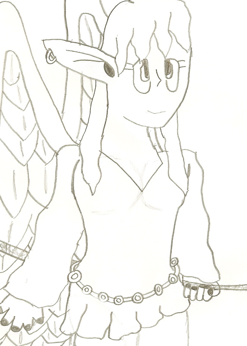 Fairy (uncolored) by Hidden_Shadow_13