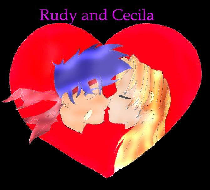 Rudy and Cecila kissy ^o^ by Hidenka_Naoki