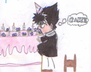 Hiei's Birthday Cake by Hiei4242