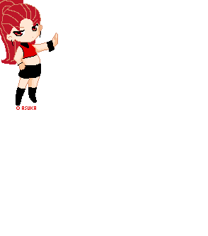 my first pixely...person!!! by HieiandJ-chan