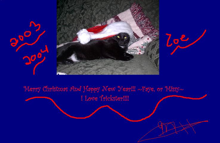 ^-^ Merry Christmas and Happy New Year kitty by Hieis_Gurl_Missy