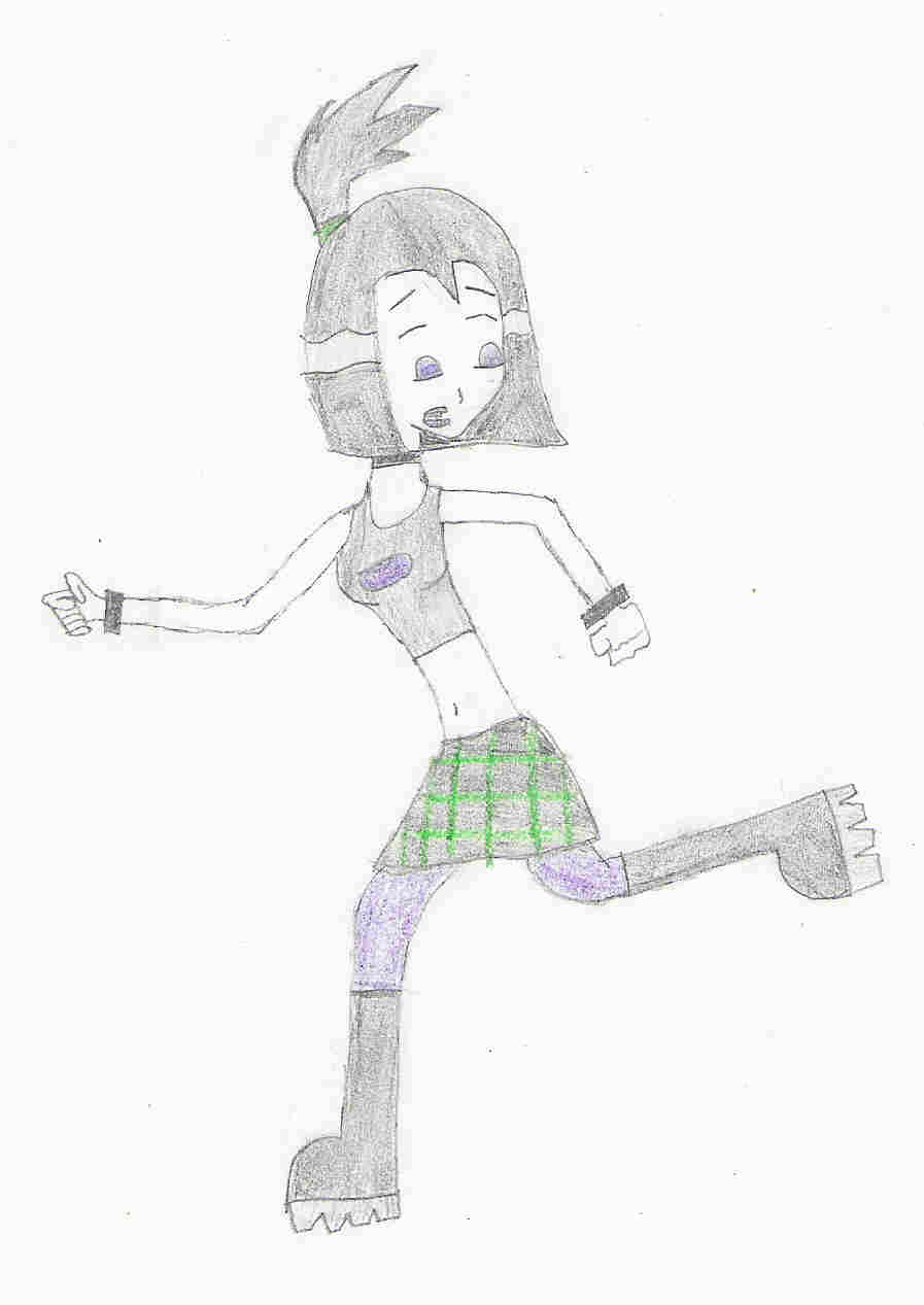 Anime Sam running from something by Hieis_lover_and_obsessor