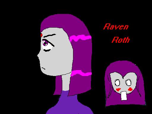 Raven on MS PAINT!!!! by Hieis_lover_and_obsessor