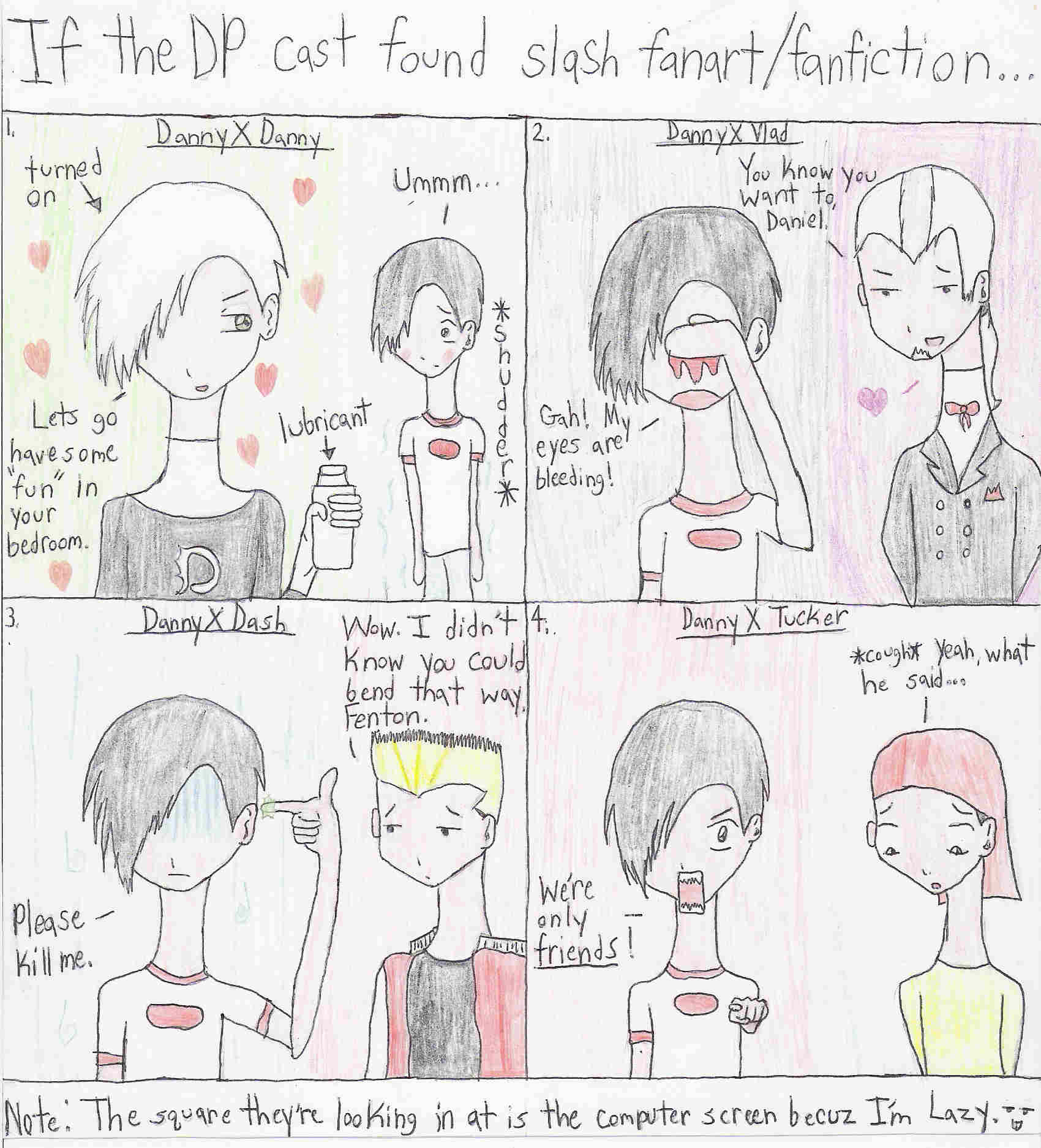 "If the DP cast found slash fanart/fanfiction" by Hieis_lover_and_obsessor
