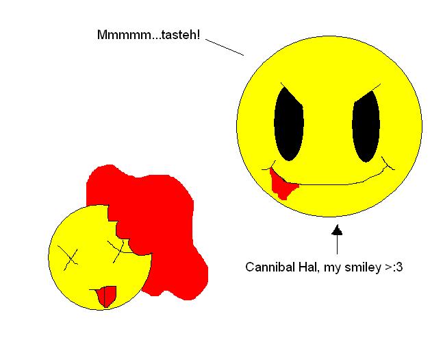 Cannibal Hal, my smiley by Hieis_lover_and_obsessor