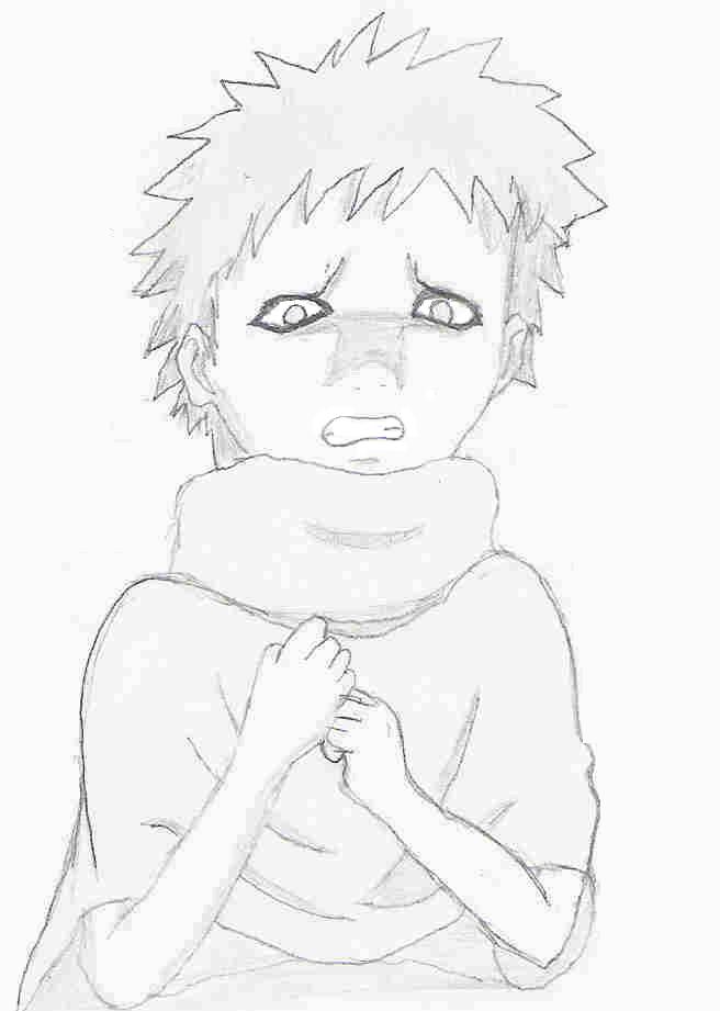 Gaara sketch by Hieis_lover_and_obsessor