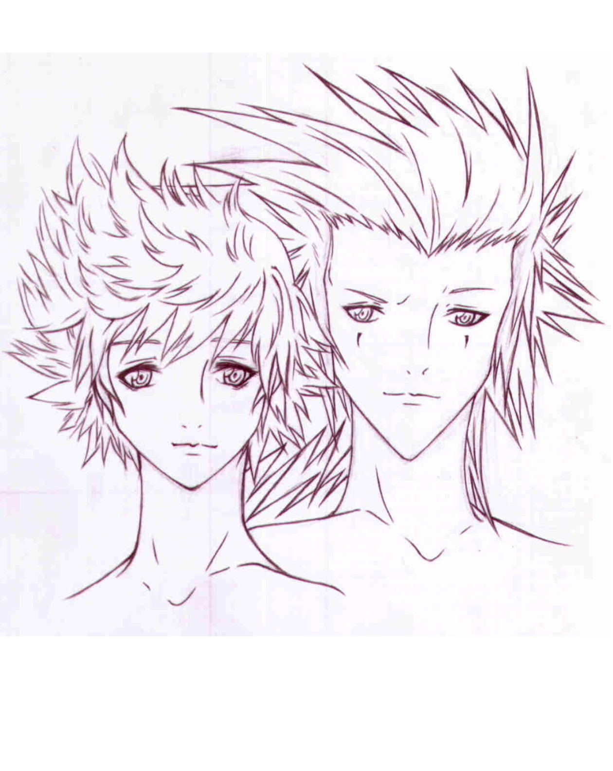 Roxas and Axel by Hikari-Sora1