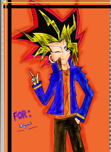 Yami ( coloured in photoshop! XD ) by HikariYugiYamiAtemu