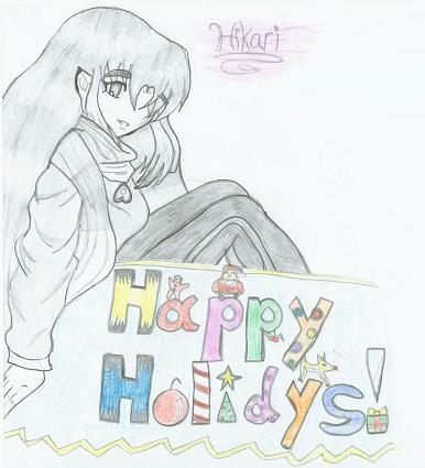 Hikari Kokoro Happy Holidays by Hikari_Kari