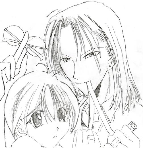Ibuki and Kiriyuu by Hikari_Sakura