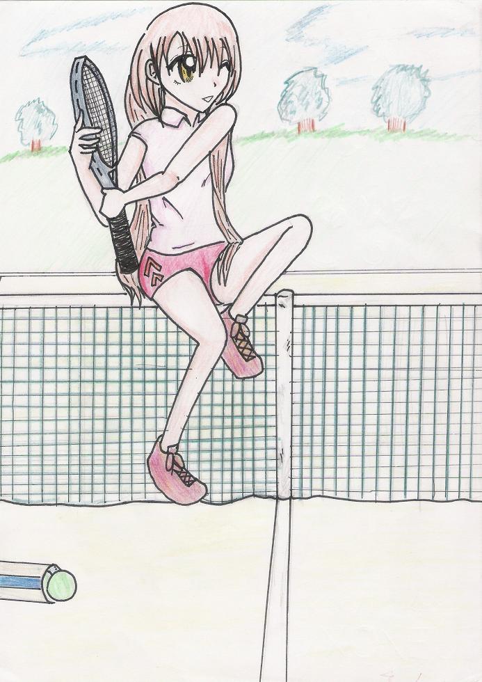 At the tennis courts by Hikaridranz