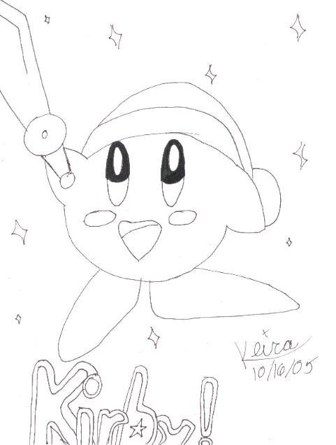Kirby - Uncolored by Hikaru-hime