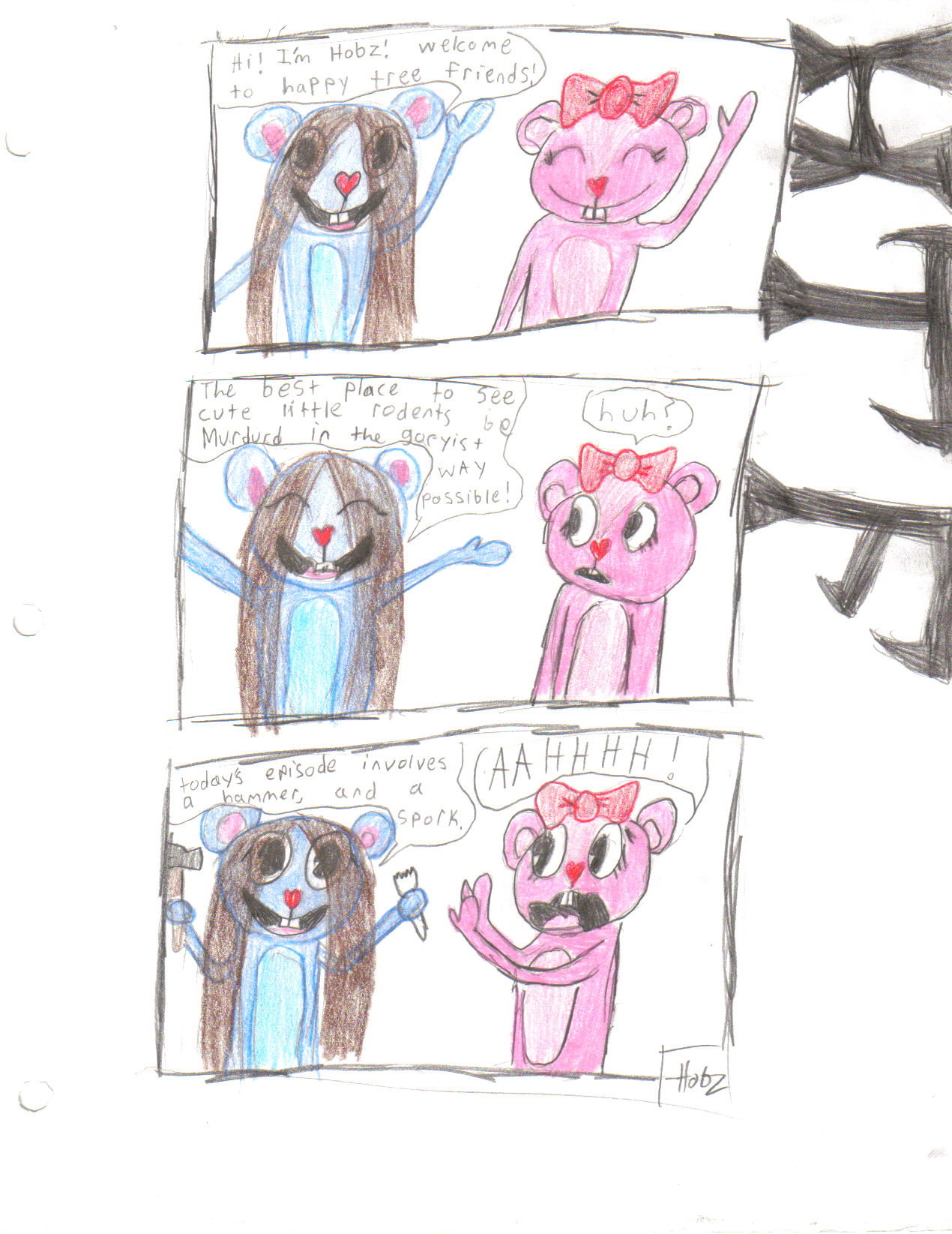 Happy tree friends comic! by Hobz_the_destroyer