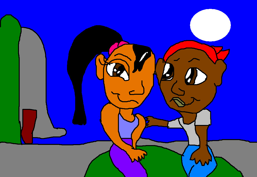 Aliyyah and Damien by Homegirl