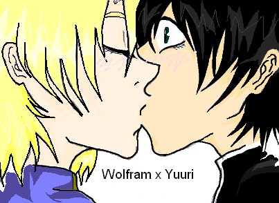 Wolfram kiss by Horoooh