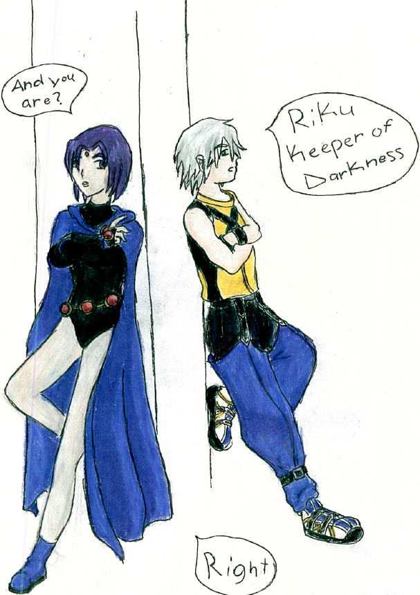 * Raven&Riku for xoprincessxo710 by Hoshi_Hikarino